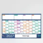 visuel recto calendrier cartonne maxi format effacable sur fond gris