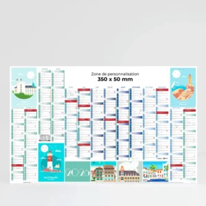 Calendrier cartonné maxi format Affiches de France – Image 1