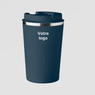 gobelet isotherme 350 ml sur fond de gris