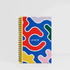 visuel template flow notebook lulo sur fond gris