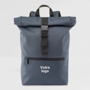 sac a dos enroule sur fond gris