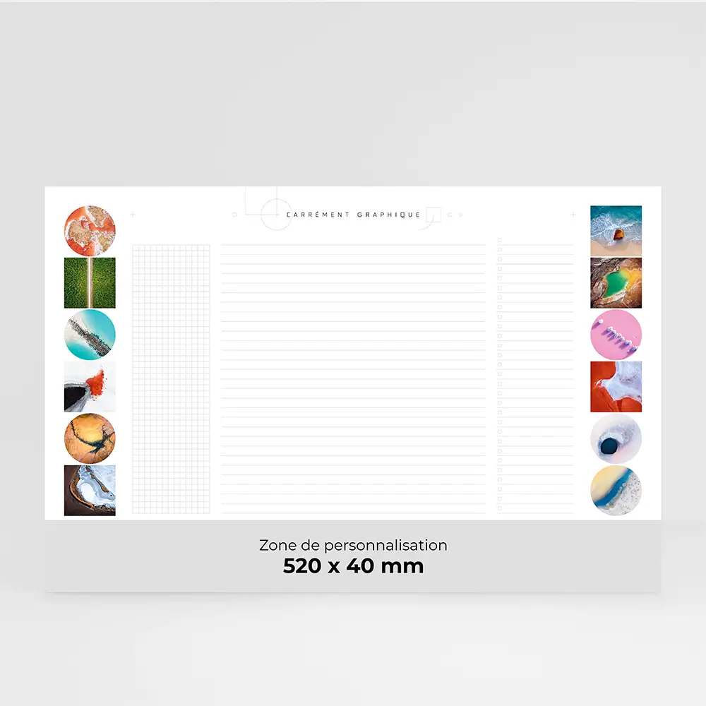 Sous-mains Carrément graphique