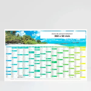 Calendrier cartonné maxi format Tropique – Image 1