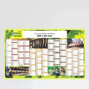 Calendrier cartonné maxi format Vignobles de France – Image 1