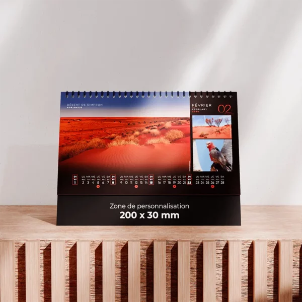 Calendrier de bureau Déserts – Image 3