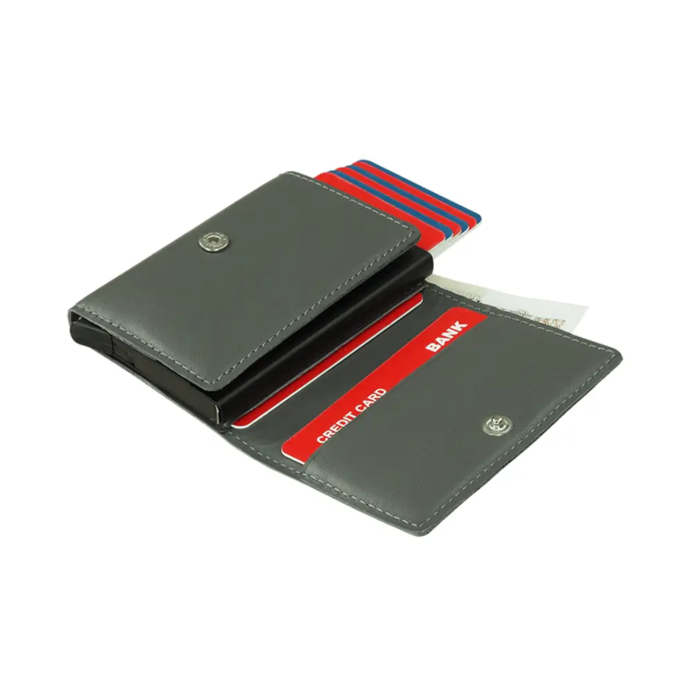 Porte-cartes ANTI-RFID CUIR – 10 cartes