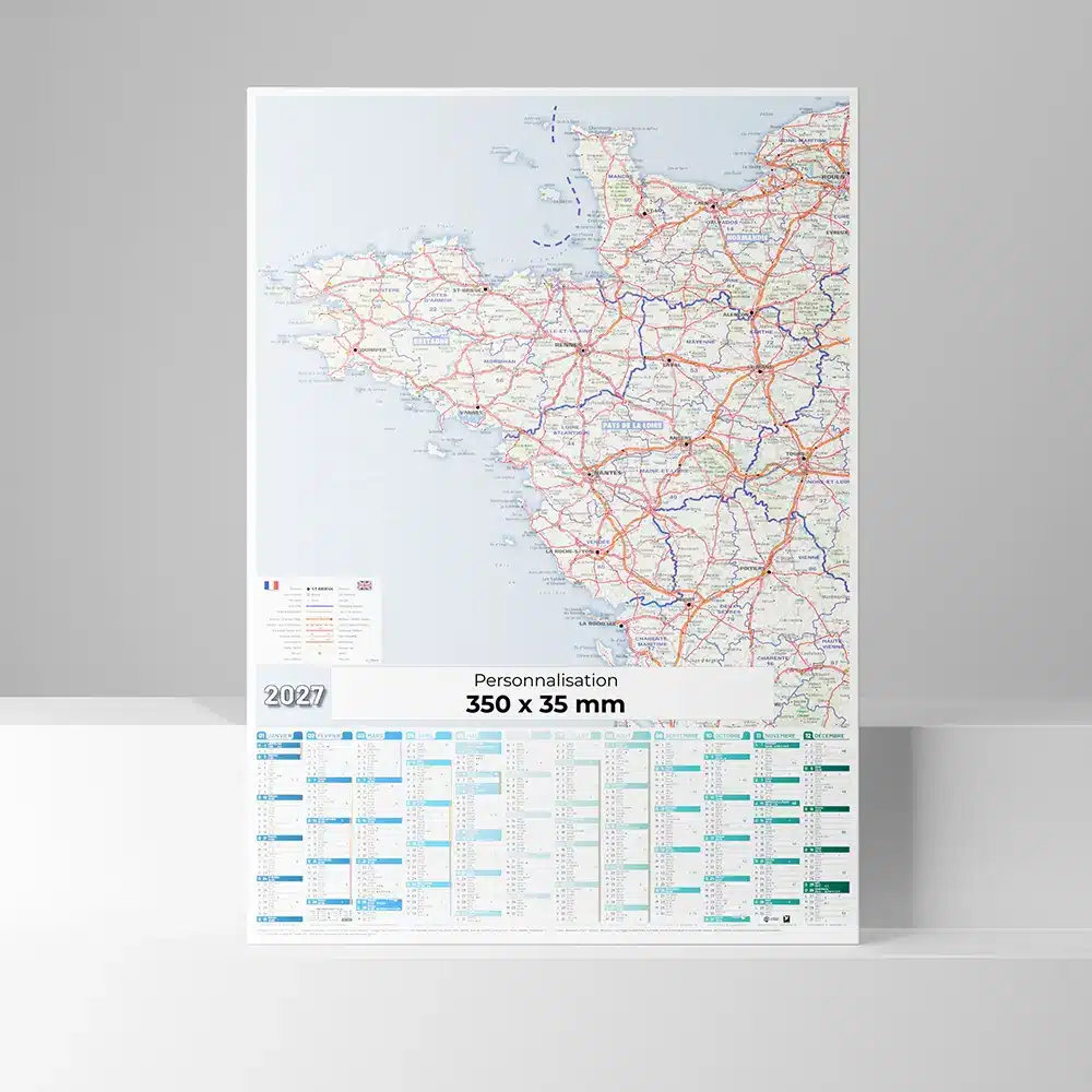 visuel secondaire recto calendrier cartoplanning france et regions nord ouest sur fond gris