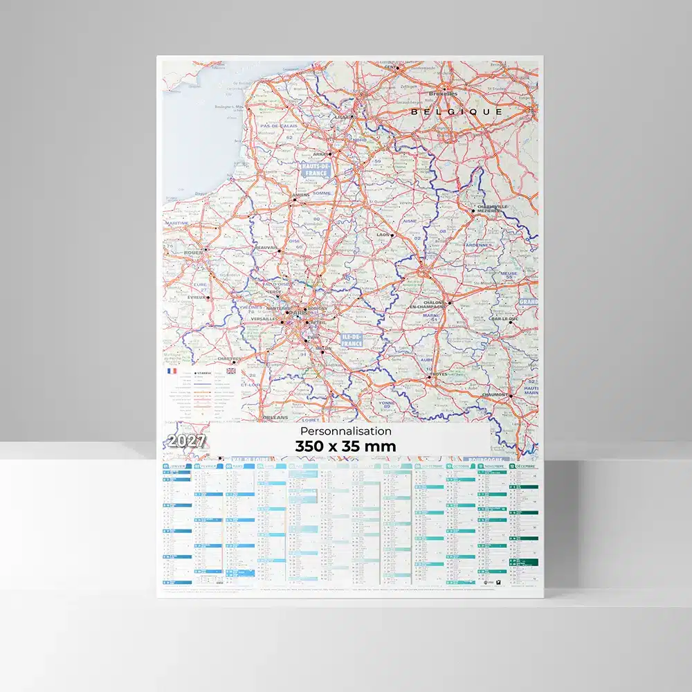 visuel secondaire recto calendrier cartoplanning france et regions nord sur fond gris