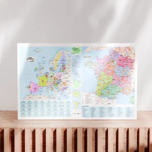 Calendrier cartonné demi-panoramique Kaléidoscope Carte – Image 2
