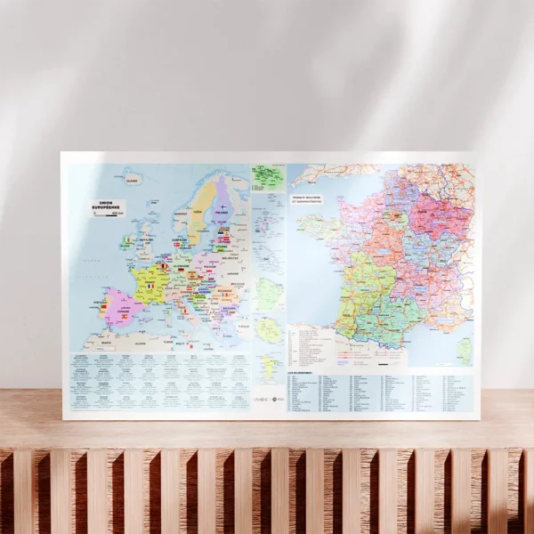 Calendrier cartonné demi-panoramique Kaléidoscope Carte – Image 2