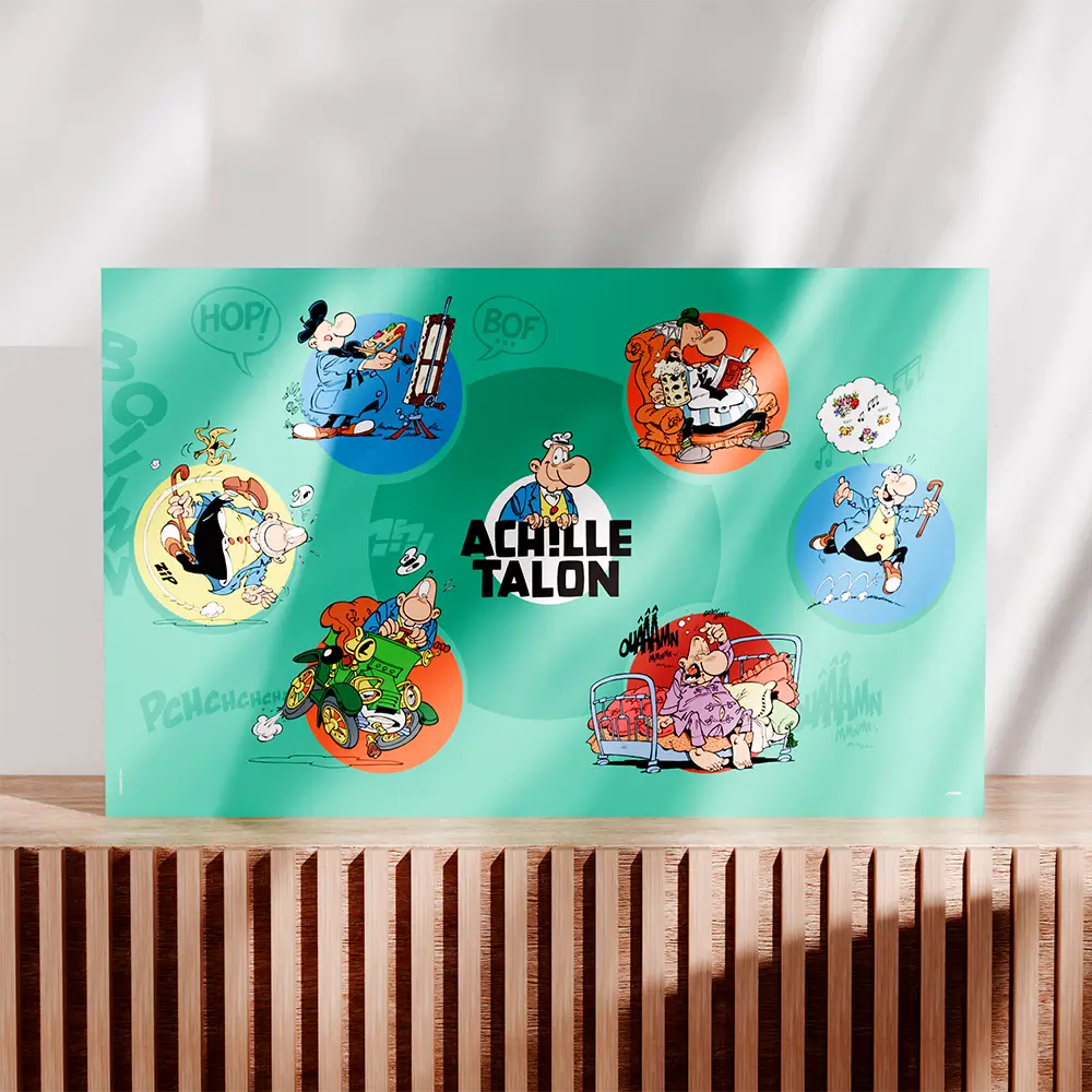 Calendrier cartonné maxi format Achille Talon