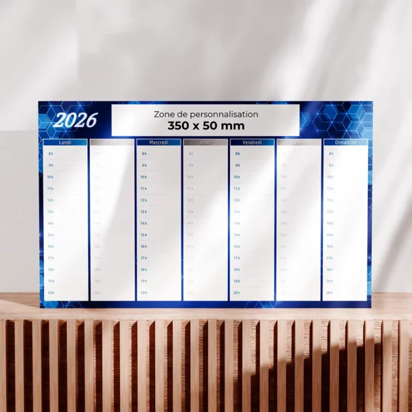 Calendrier cartonné maxi format Effaçable – Image 2