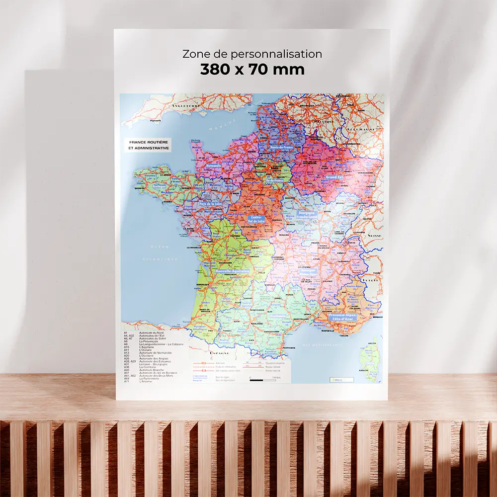 Calendrier cartonné grand format Kaléidoscope vertical