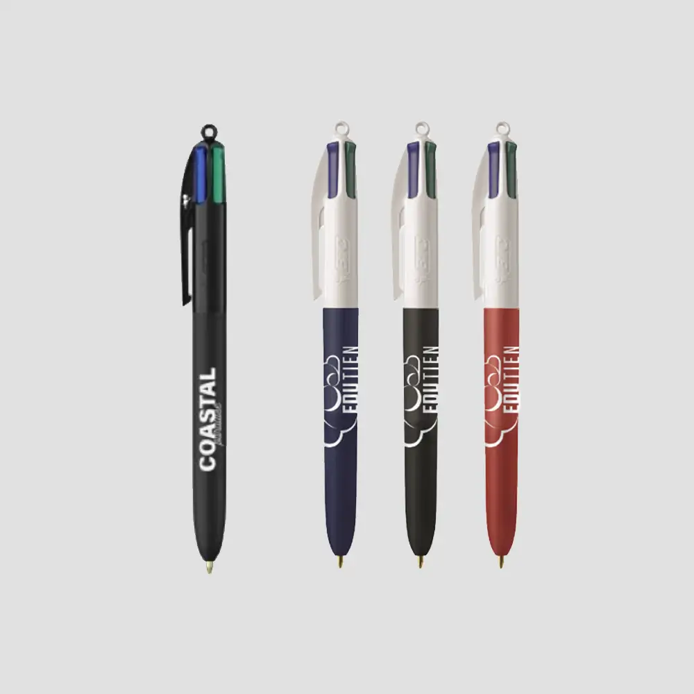 Stylo BIC 4 Couleurs Soft Touch