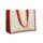 Sac jute et coton Campo de Fiori - Rouge