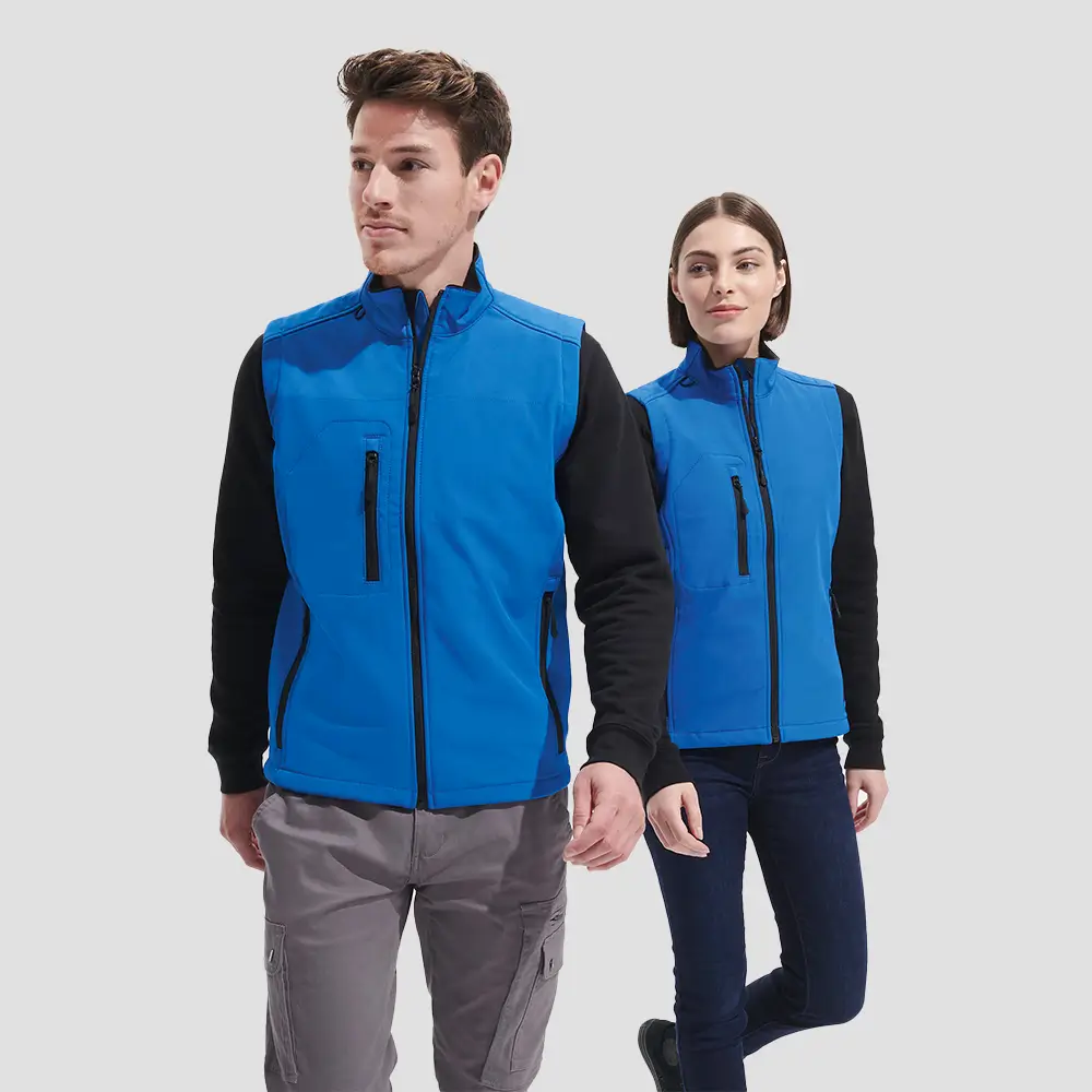 Bodywarmer softshell 340g homme sans manches