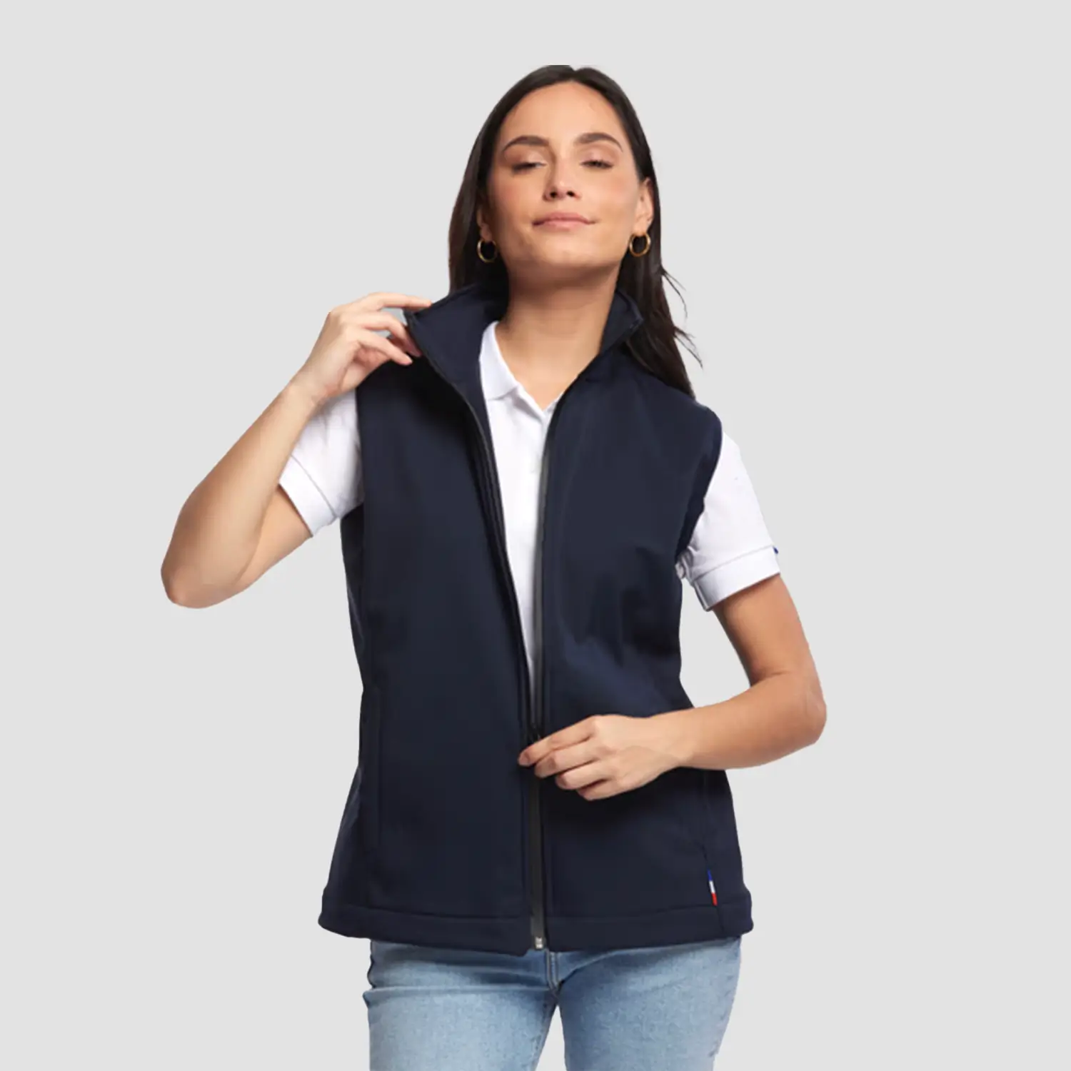 Bodywarmer softshell femme Made in France