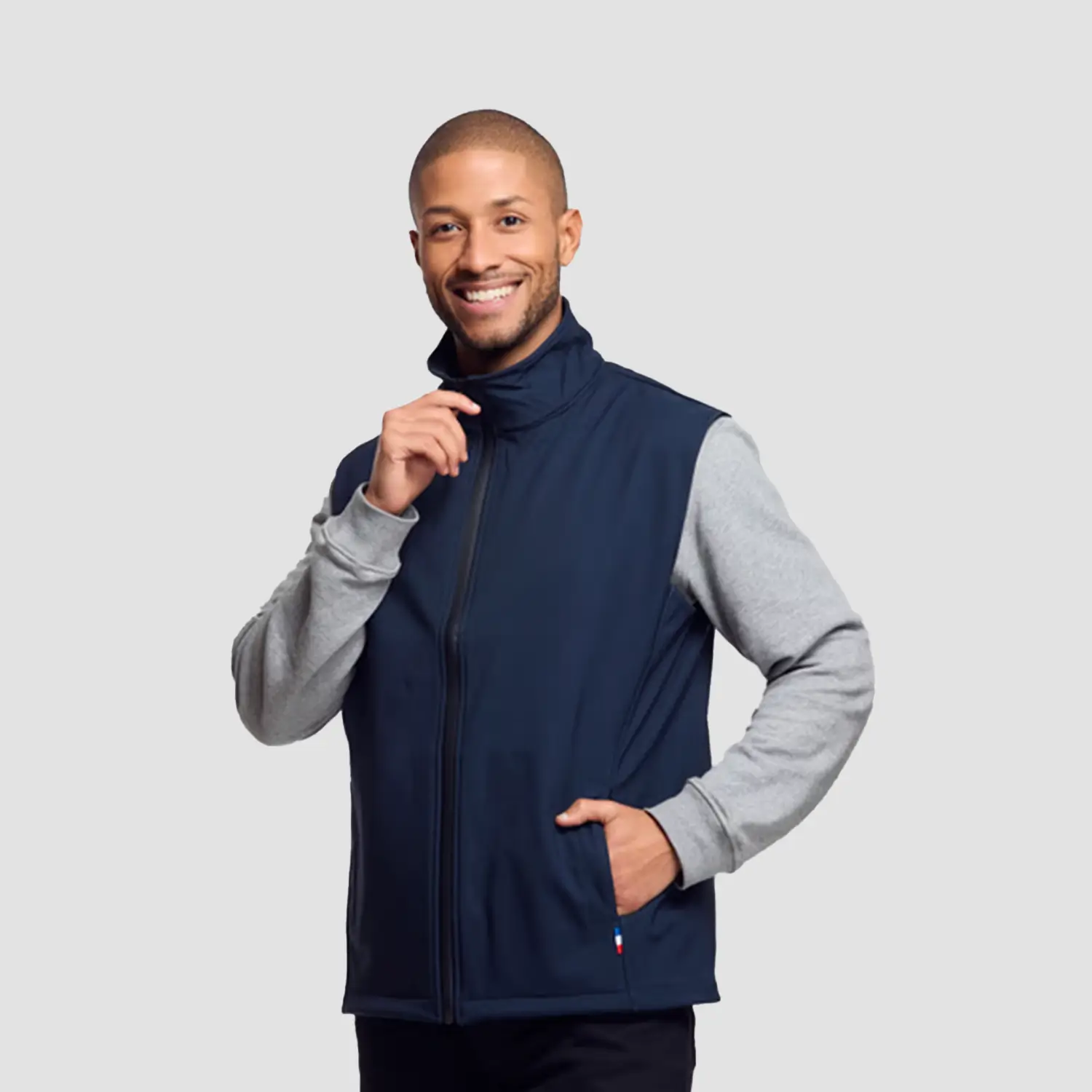 Bodywarmer softshell homme Made in France