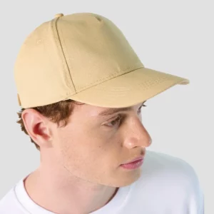 Casquette 5 panneaux coton brossé économique