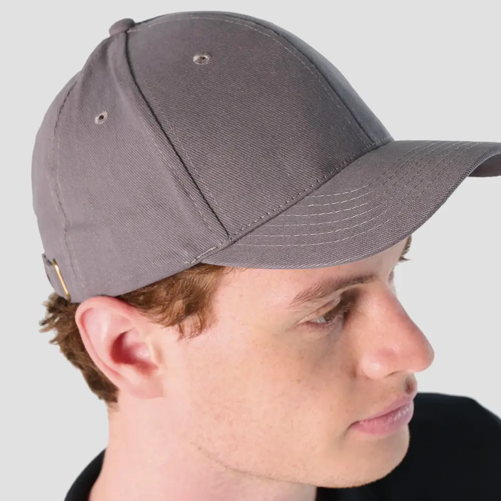 Casquette 6 panneaux coton brossé 280g