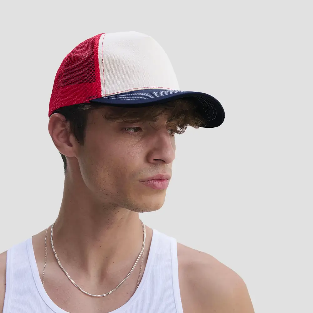 Casquette filet 5 panneaux