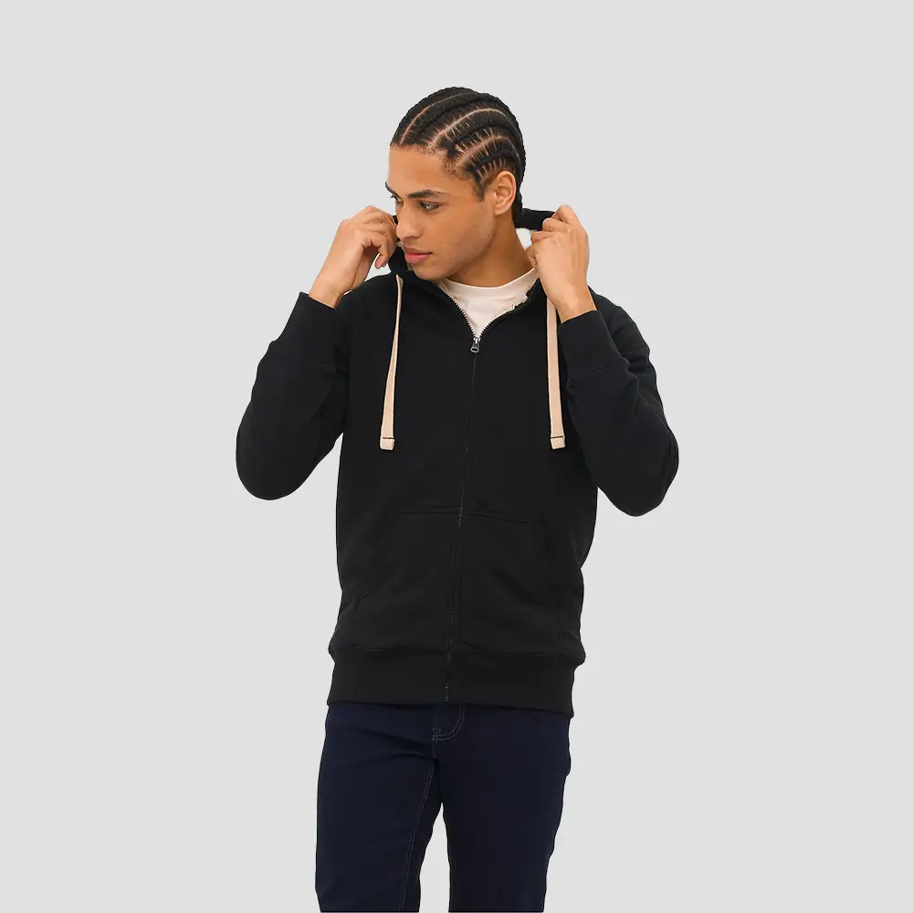 Hoodie unisexe 320–350 g doublé sherpa