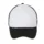 Casquette filet en polyester - Noir / Blanc