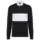Polo rugby jersey 280g — manches longues - Black/White