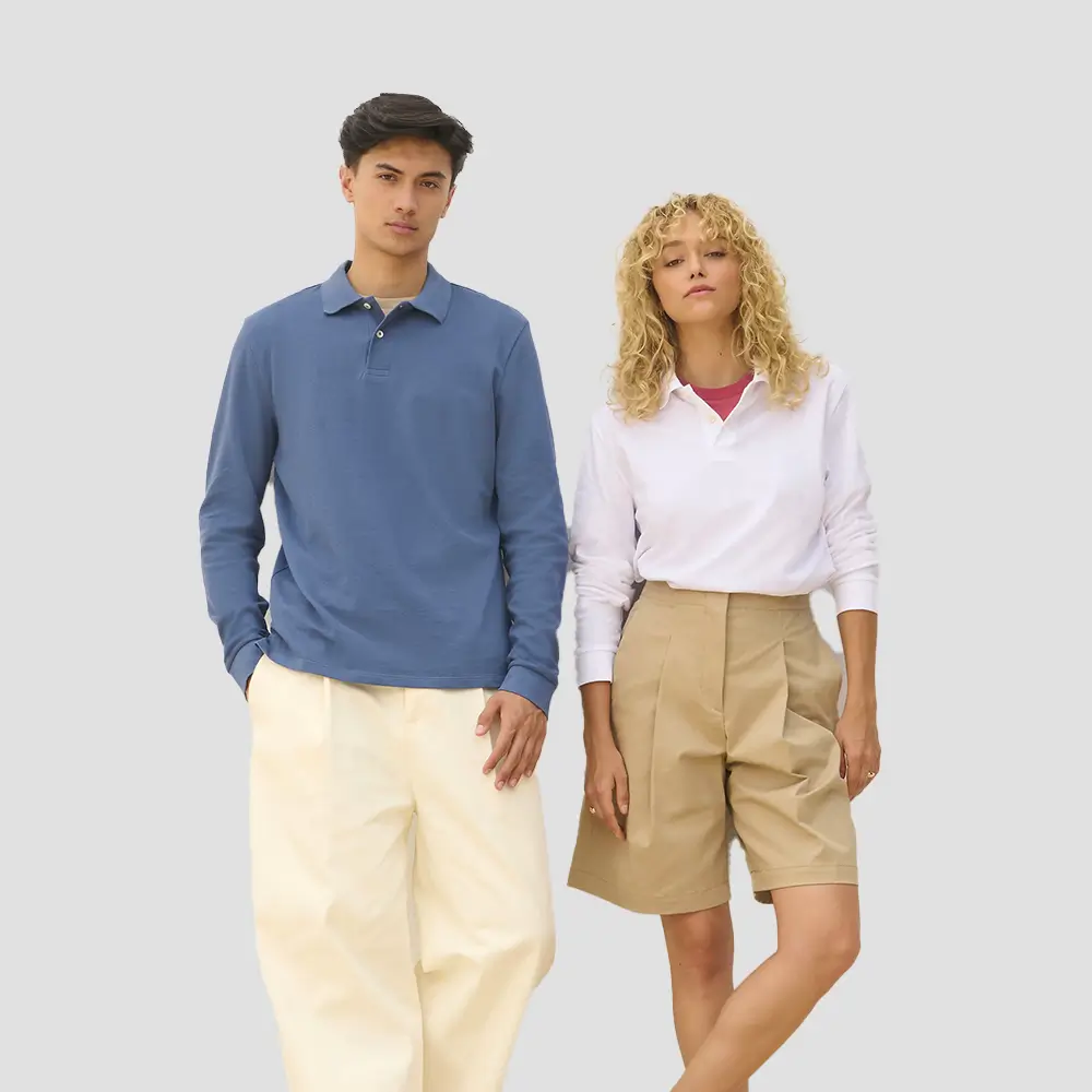 Polo 210g piqué manches longues - PACIFIC LSL