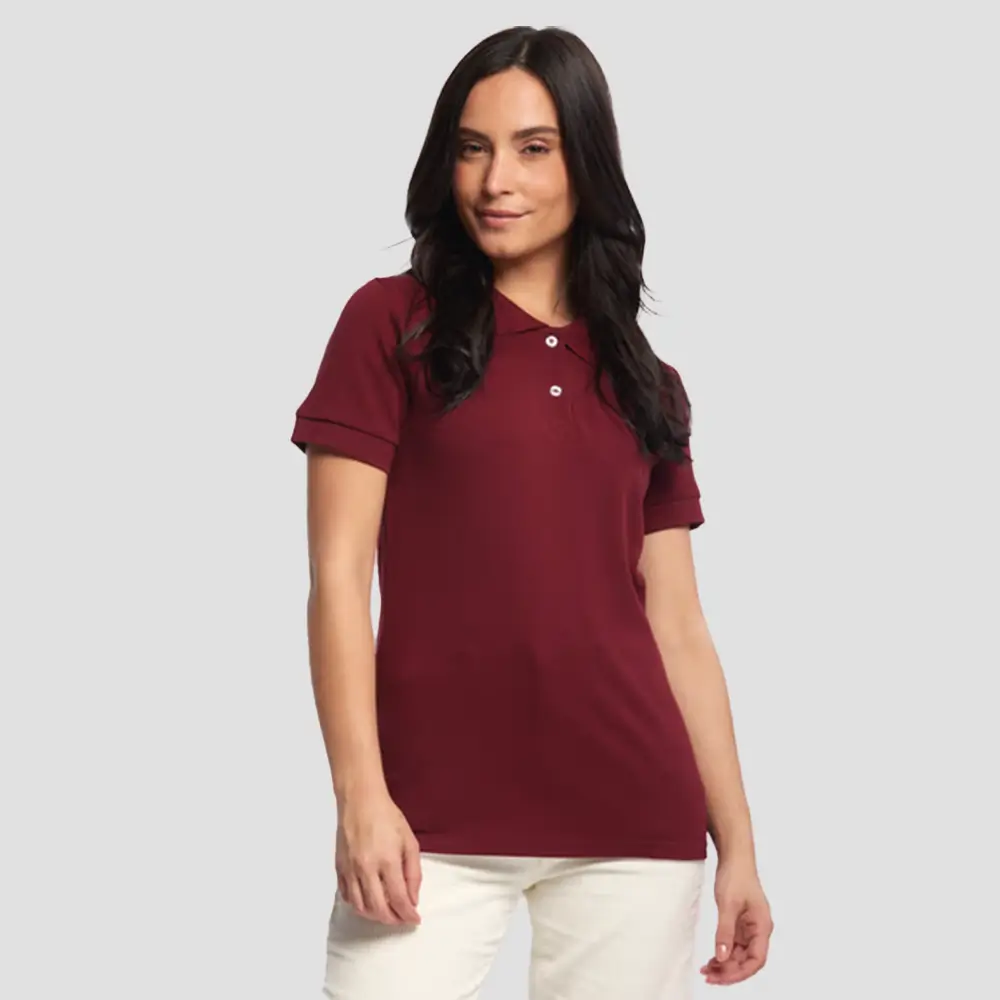 Polo coton bio femme 220 g Made in France
