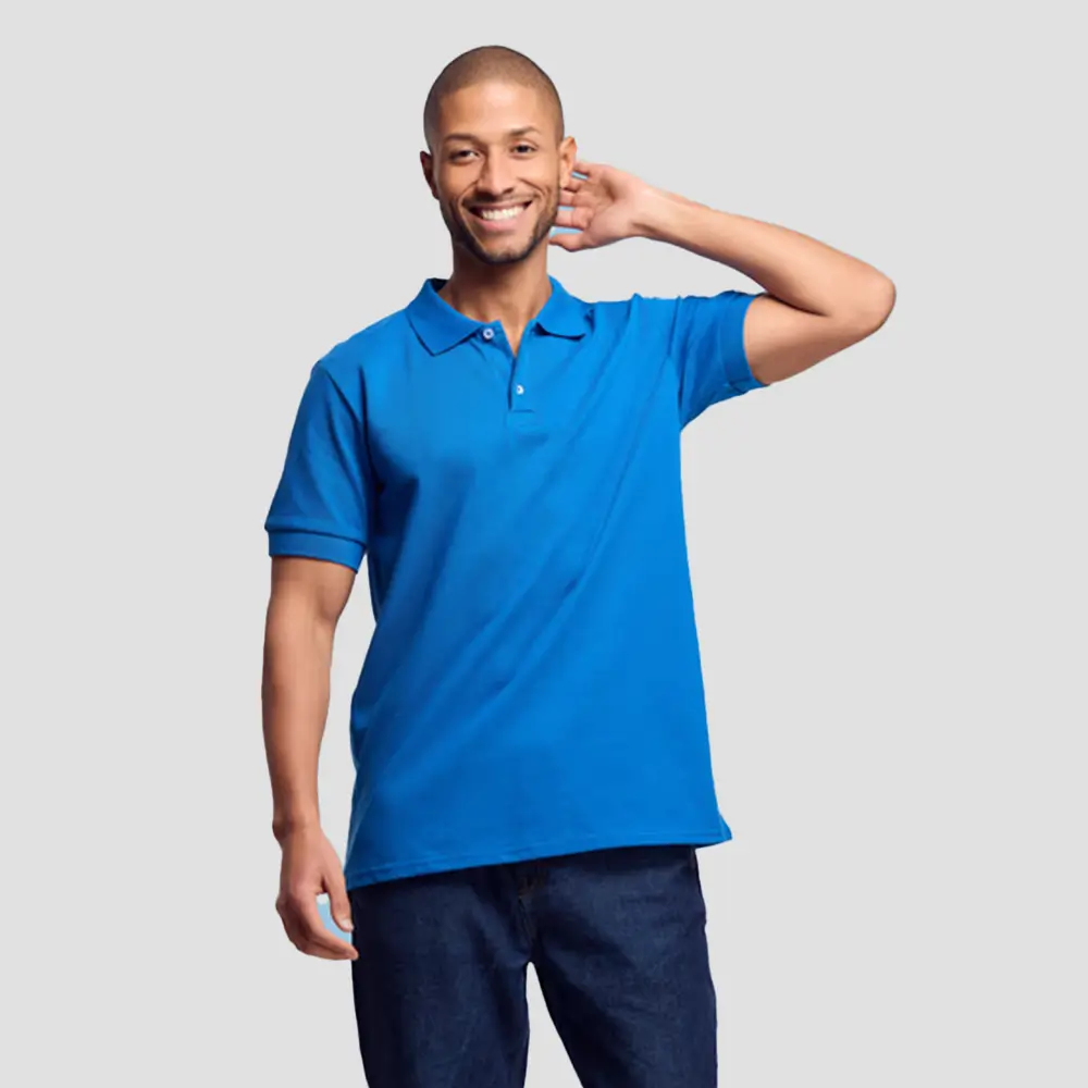 Polo coton bio homme 220 g Made in France