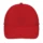 Casquette 5 panneaux coton brossé économique - Rouge
