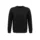 Sweat 280g coton bio col rond - COMET - Noir