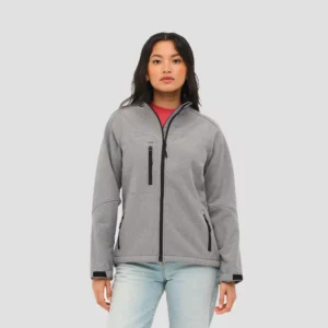 Veste softshell 340g femme zippée