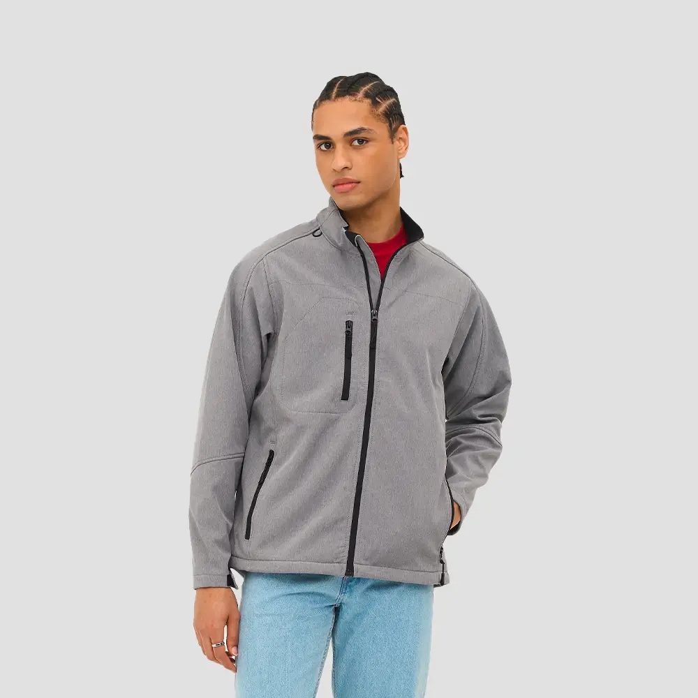 Veste softshell 340g homme zippée