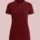 Polo coton bio femme 220 g Made in France - Burgundy