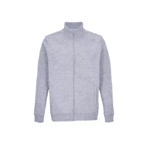 Sweat zippé 280 g unisexe en coton/recyclé - COOPER – Image 2
