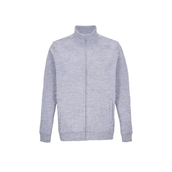 Sweat zippé 280 g unisexe en coton/recyclé - COOPER – Image 2