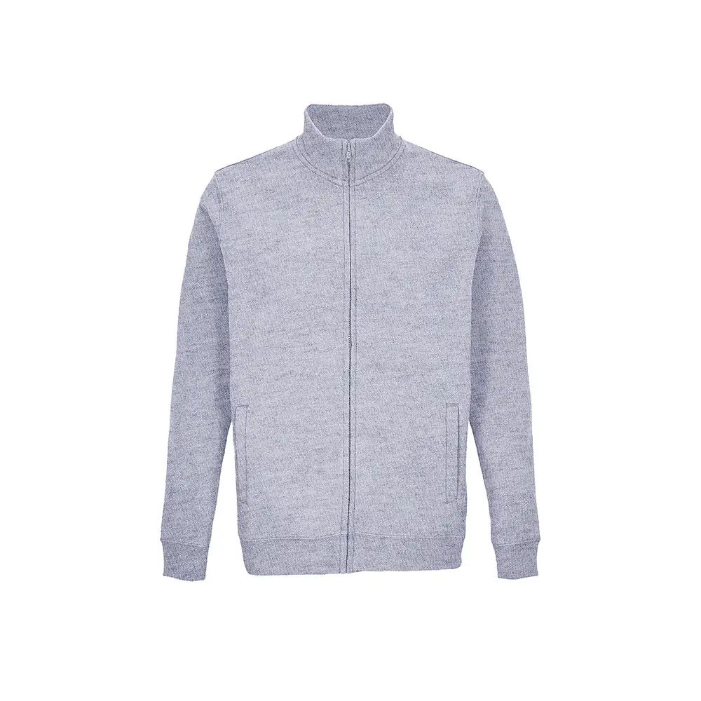 Sweat zippé 280 g unisexe en coton/recyclé - COOPER