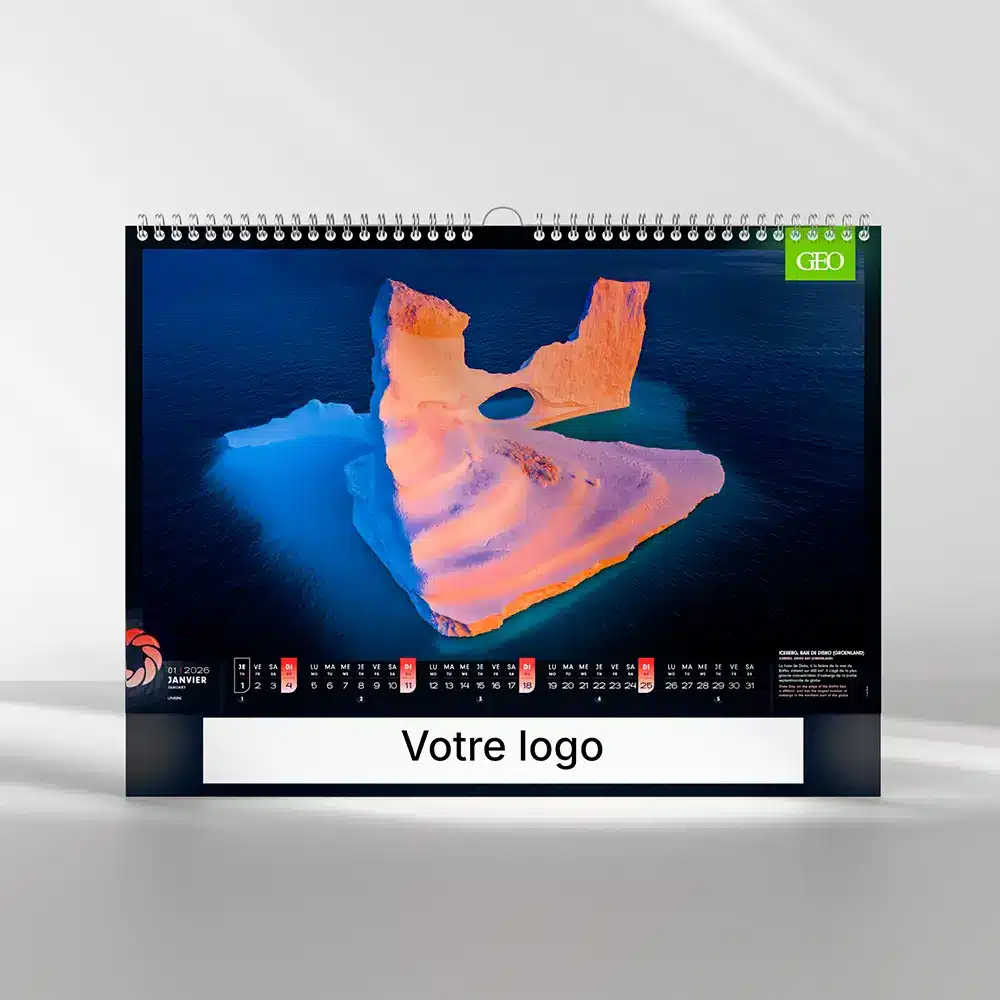 categorie calendriers personnalises sur fond gris