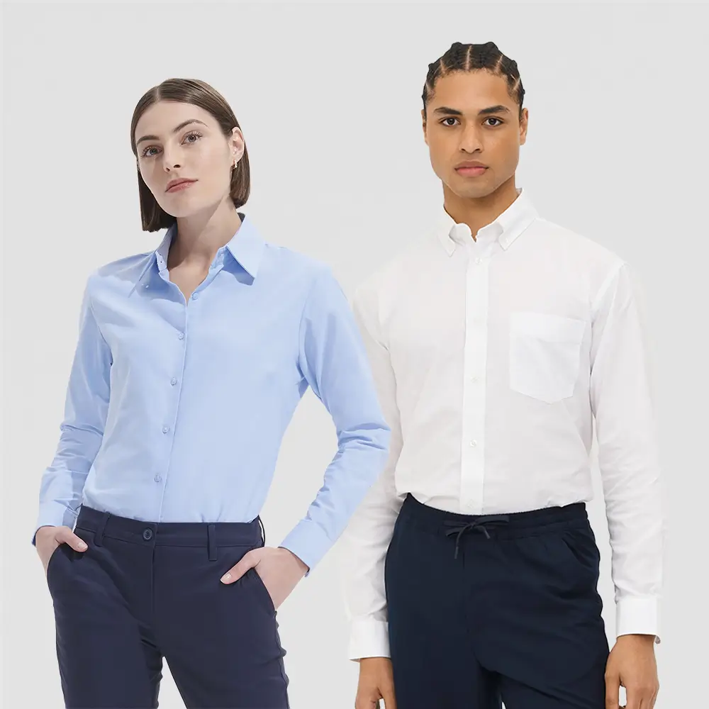 Chemise oxford manches longues 130g - BOSTON