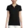 Polo coton bio maille piqué - PLANET WOMEN - Noir