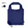 Sac pliable RPET 190T 7 kg avec pochette - Bleu marine