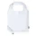 Sac pliable RPET 190T 7 kg avec pochette - Blanc