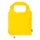 Sac pliable RPET 190T 7 kg avec pochette - Jaune