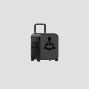 Adaptateur de voyage universel 150+ pays avec USB‑C/USB – personnalisable