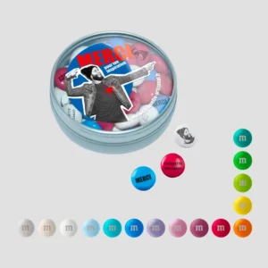 Boîte transparente personnalisée – M&M’s