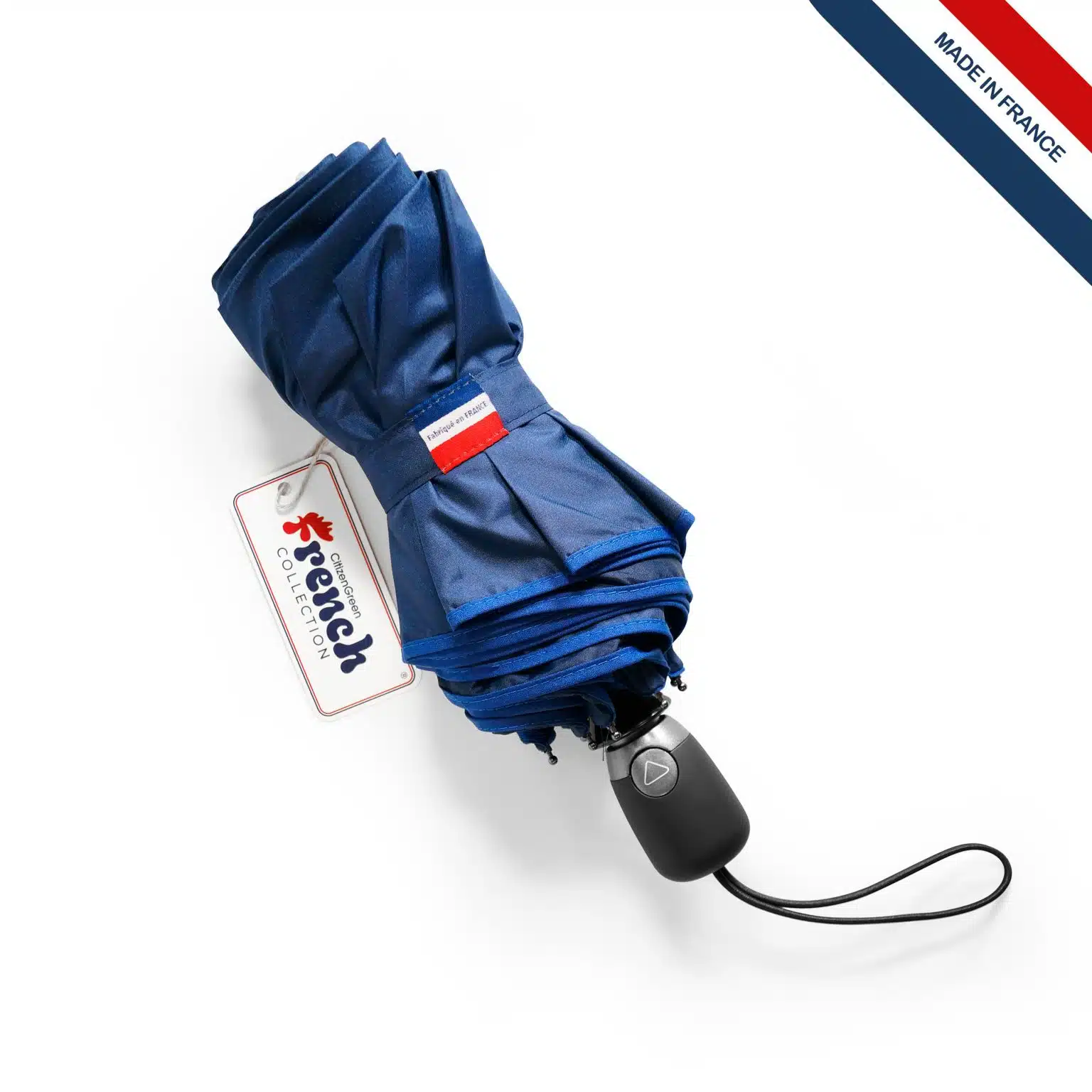 Parapluie français pliable automatique en polyester recyclé