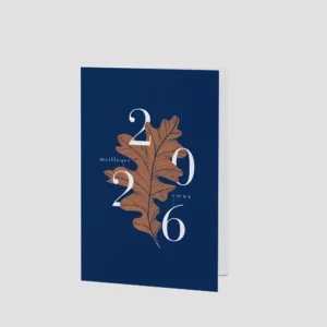 Carte de voeux PRECIOUS OAK II CUIVRE