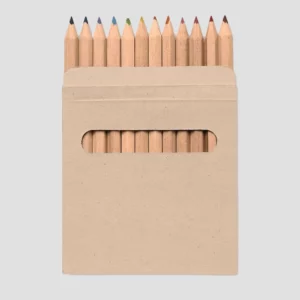 Crayons de couleur (boîte 12) – personnalisables